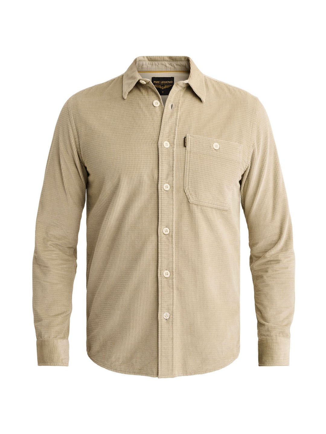 Long sleeve shirt Dobby Corduroy, Abbey Stone 6412 Bild 1