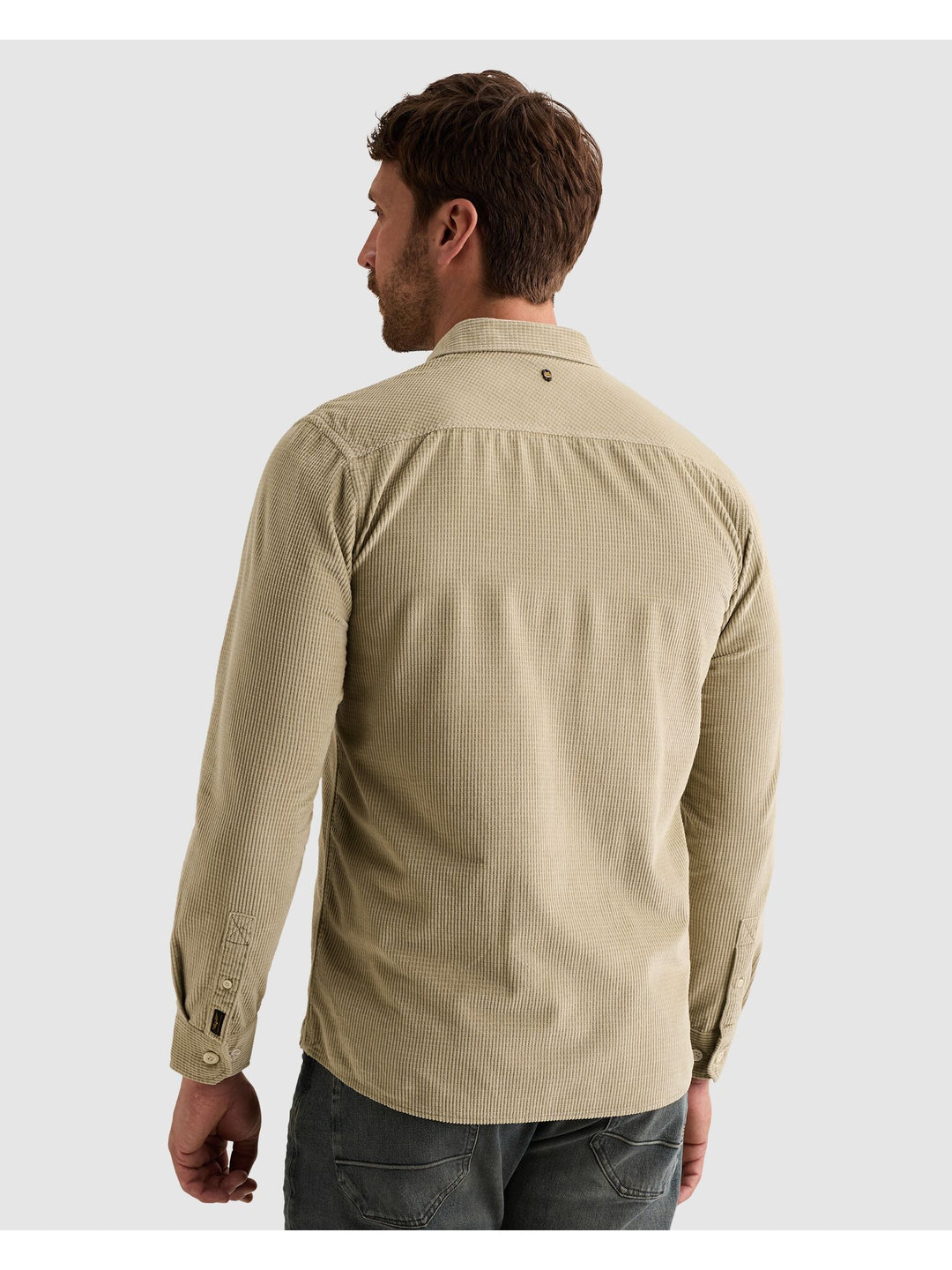 Long sleeve shirt Dobby Corduroy, Abbey Stone 6412 Bild 4