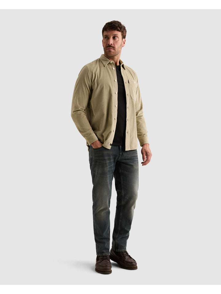 Long sleeve shirt Dobby Corduroy, Abbey Stone 6412 Bild 5