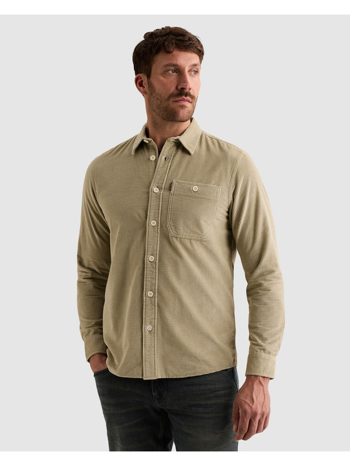 Long sleeve shirt Dobby Corduroy, Abbey Stone 6412 Bild 6