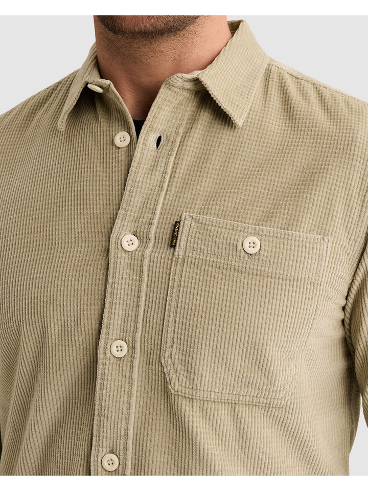 Long sleeve shirt Dobby Corduroy, Abbey Stone 6412 Bild 7