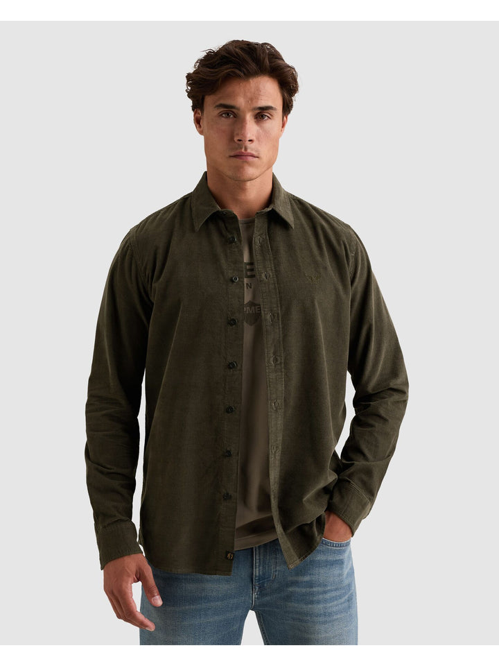 Long sleeve shirt Fine Corduroy, Beluga 8039 Bild 3