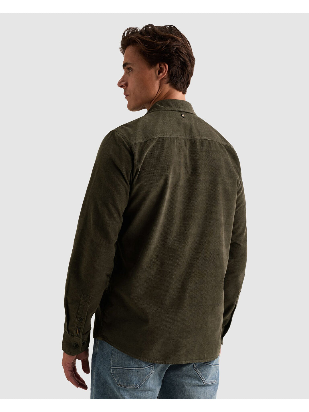 Long sleeve shirt Fine Corduroy, Beluga 8039 Bild 4