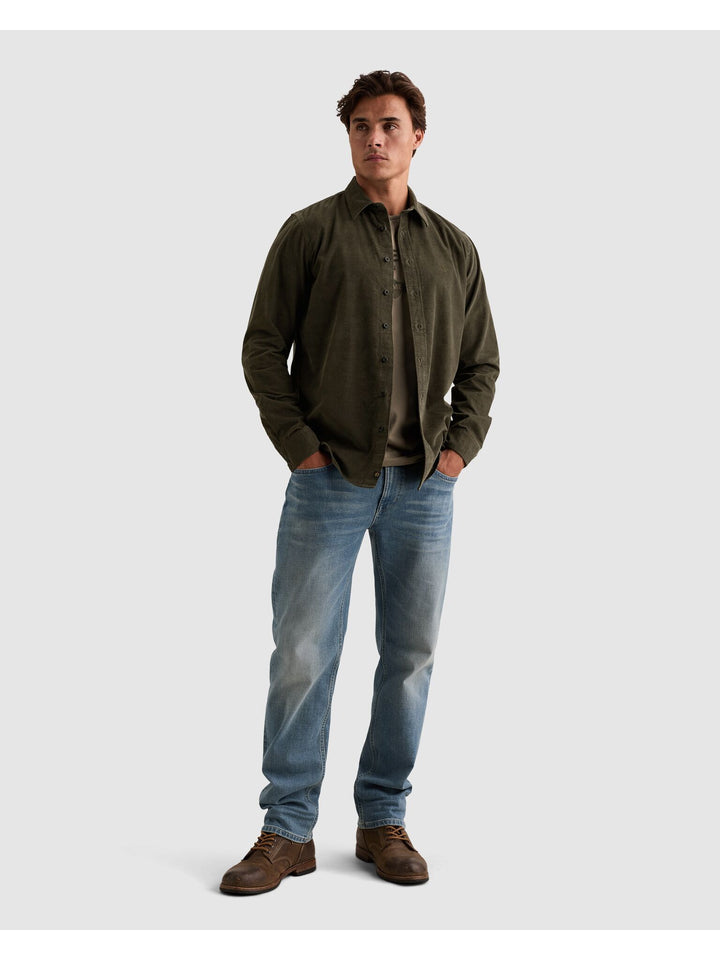 Long sleeve shirt Fine Corduroy, Beluga 8039 Bild 5