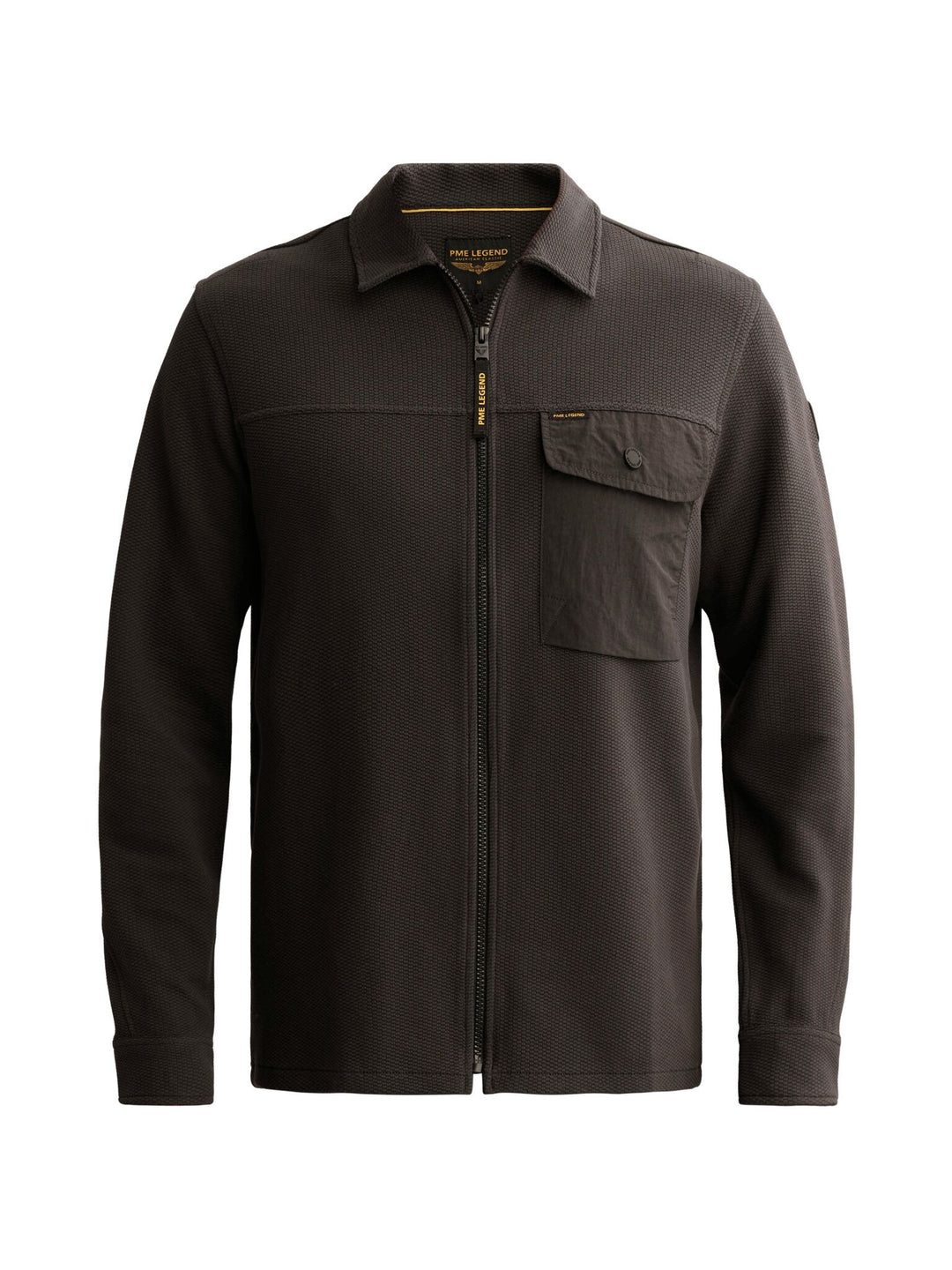 Long sleeve shirt Jersey Waffle, Obsidian 9140 Bild 1