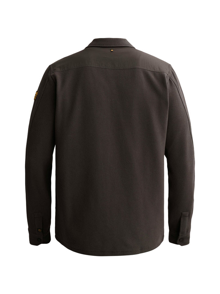 Long sleeve shirt Jersey Waffle, Obsidian 9140 Bild 2