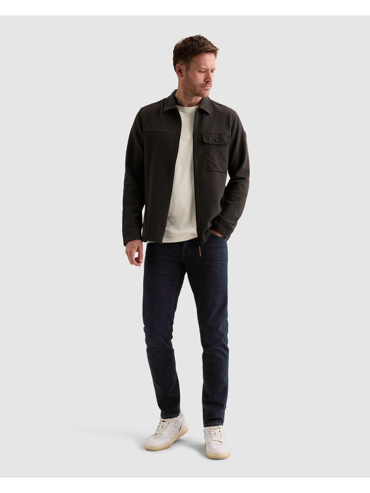 Long sleeve shirt Jersey Waffle, Obsidian 9140 Bild 5