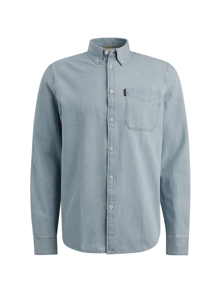 LONG SLEEVE SHIRT Light Weight Ble, Bleach Denim BLD Bild 1