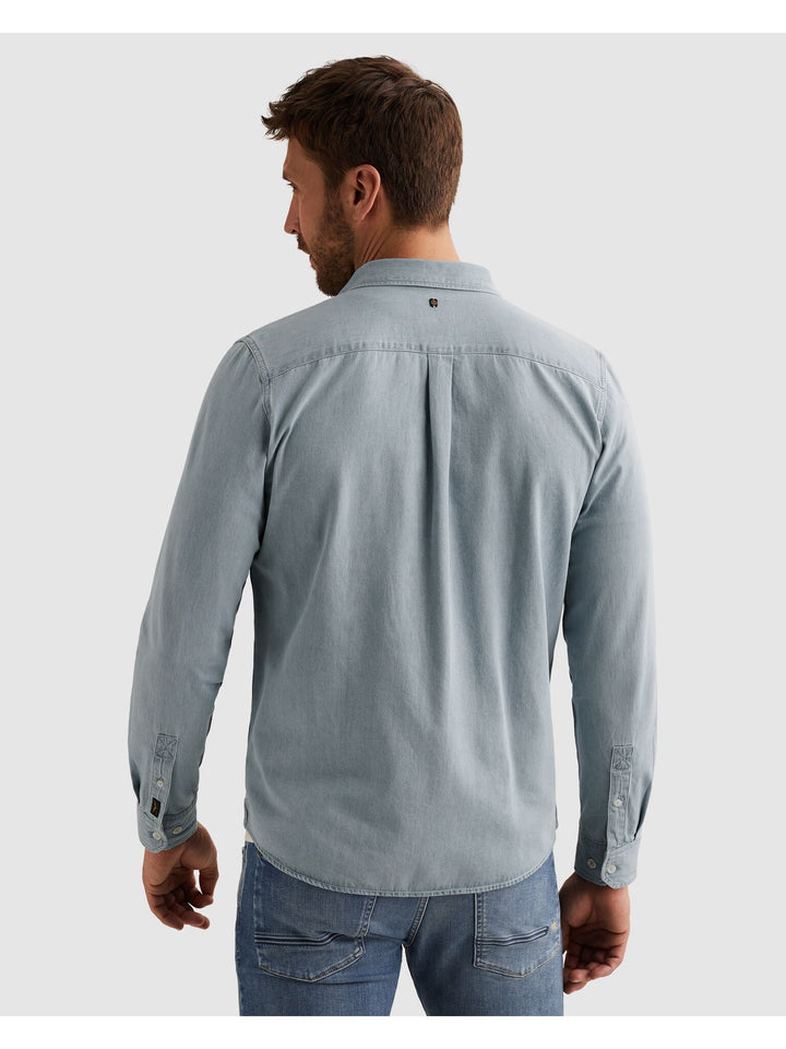 LONG SLEEVE SHIRT Light Weight Ble, Bleach Denim BLD Bild 5