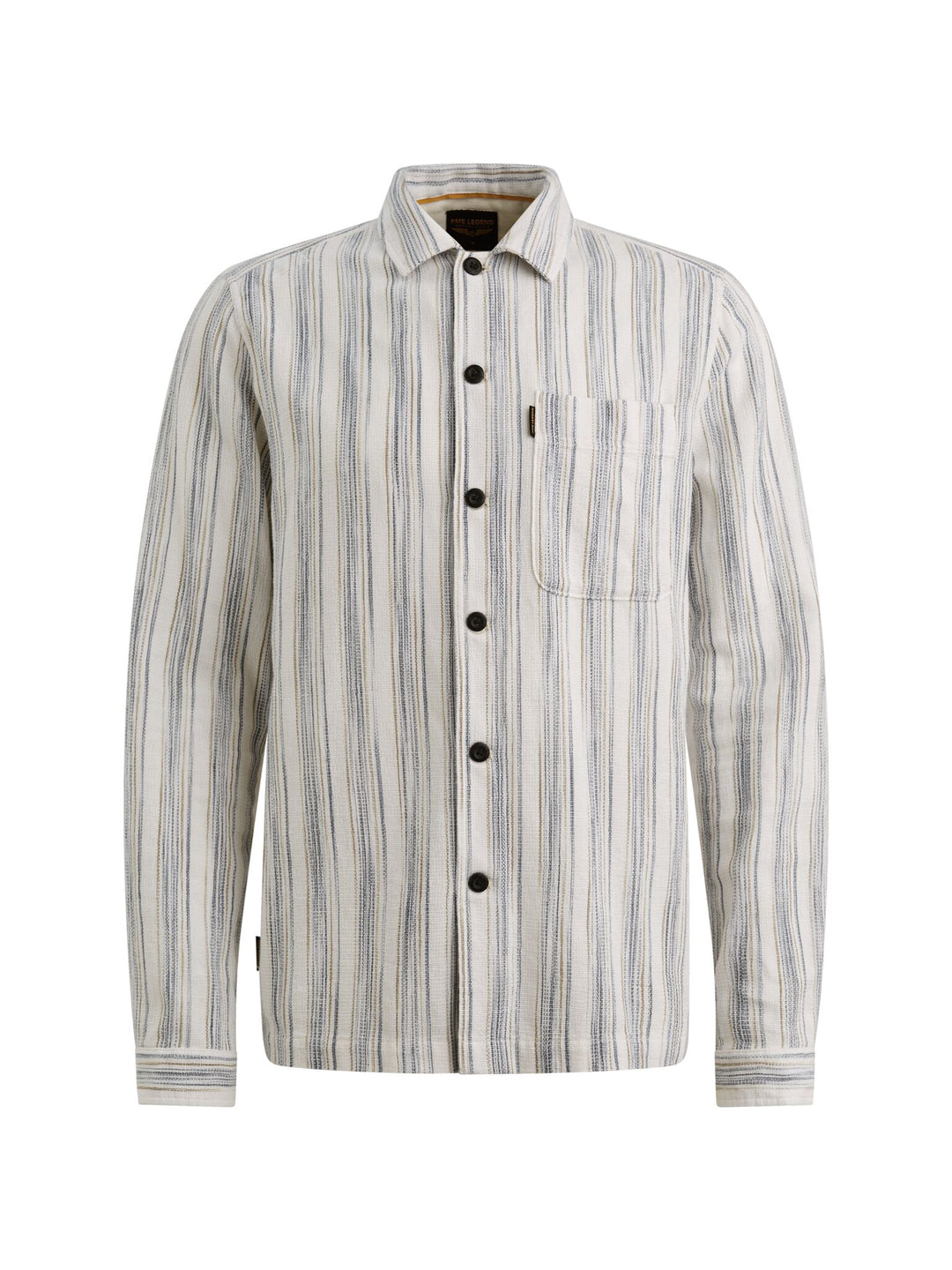 LONG SLEEVE SHIRT Mattweave Yd Str, Sargasso Sea 5332 Bild 1