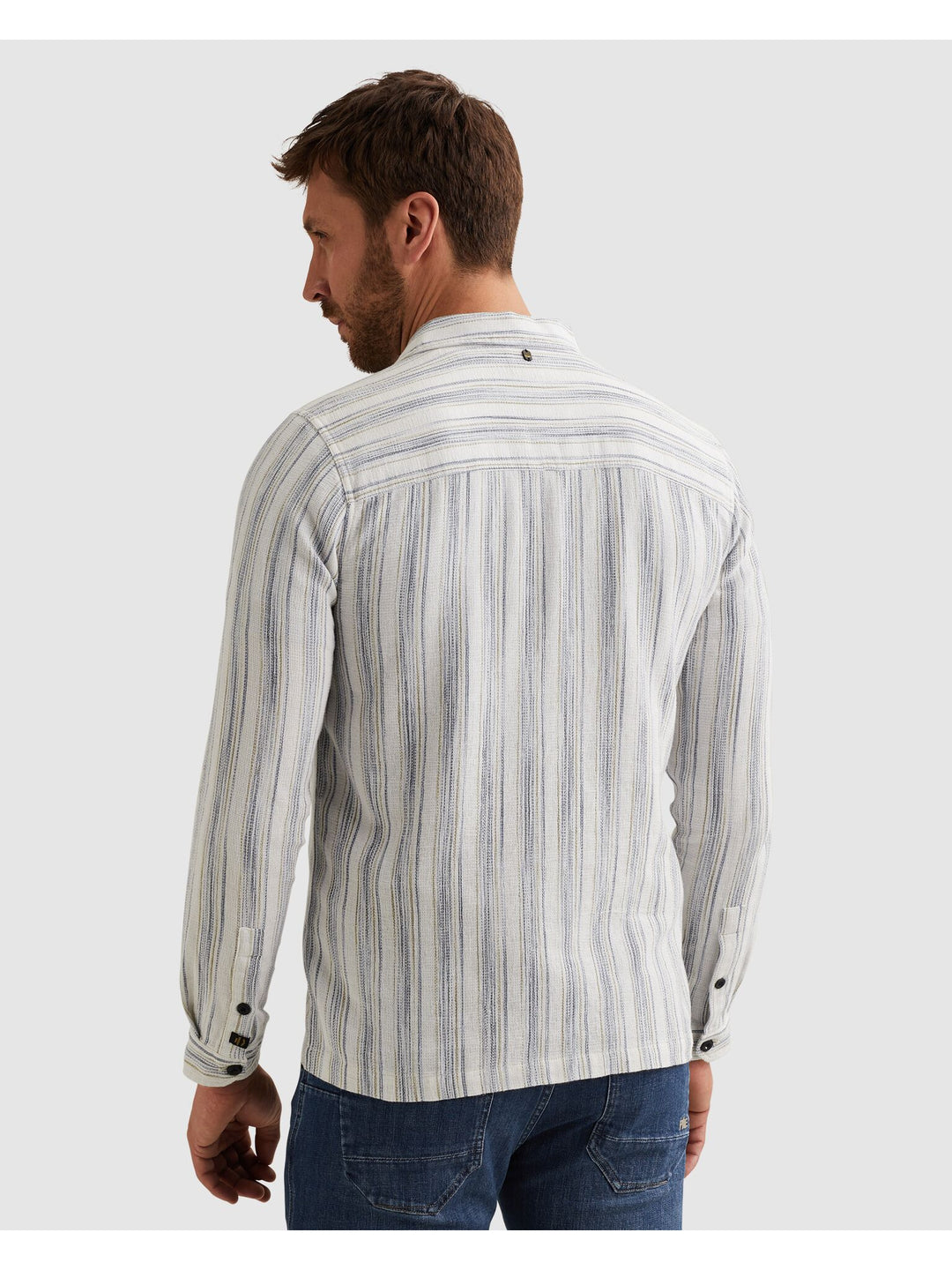 LONG SLEEVE SHIRT Mattweave Yd Str, Sargasso Sea 5332 Bild 5