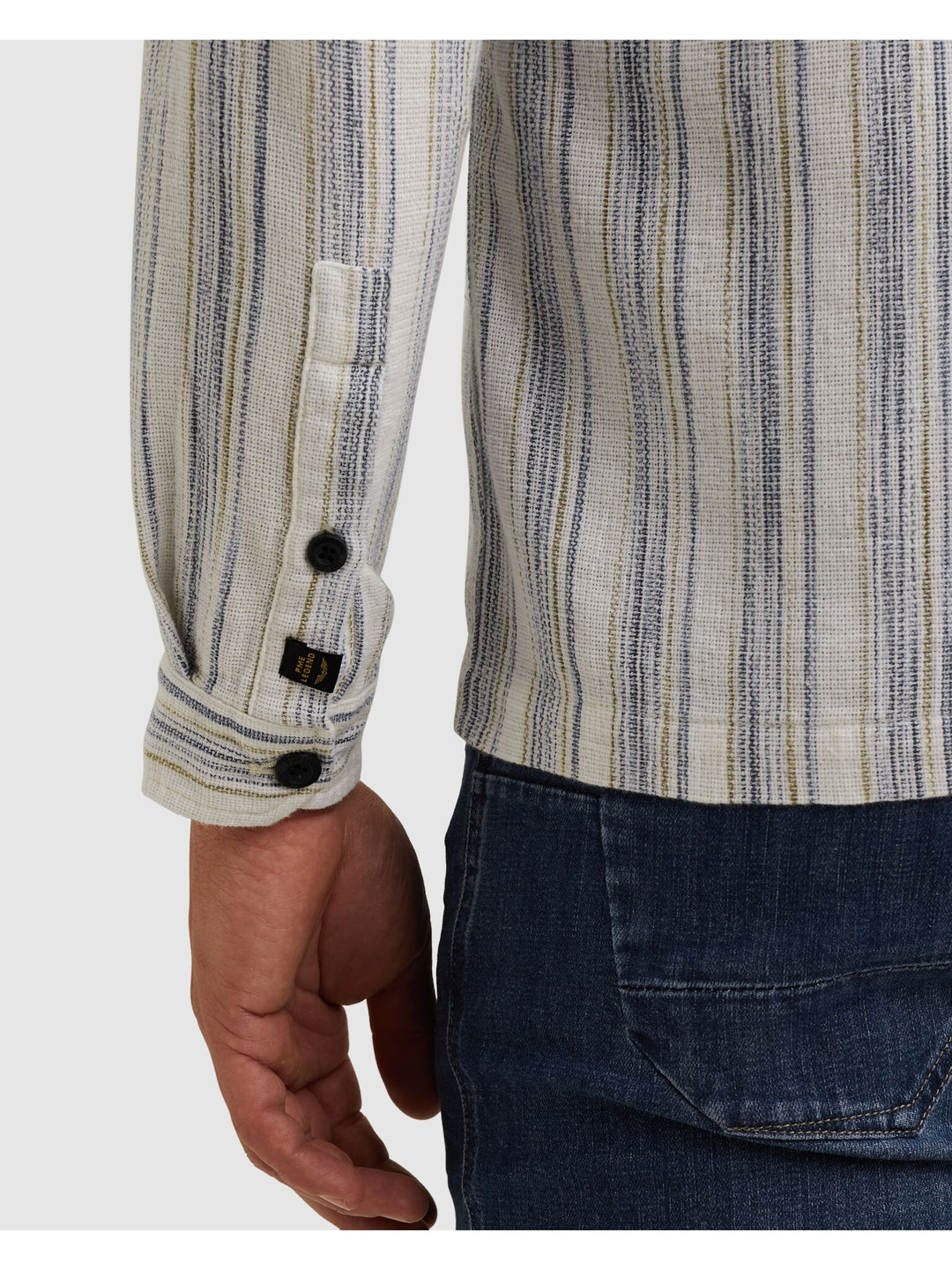 LONG SLEEVE SHIRT Mattweave Yd Str, Sargasso Sea 5332 Bild 7