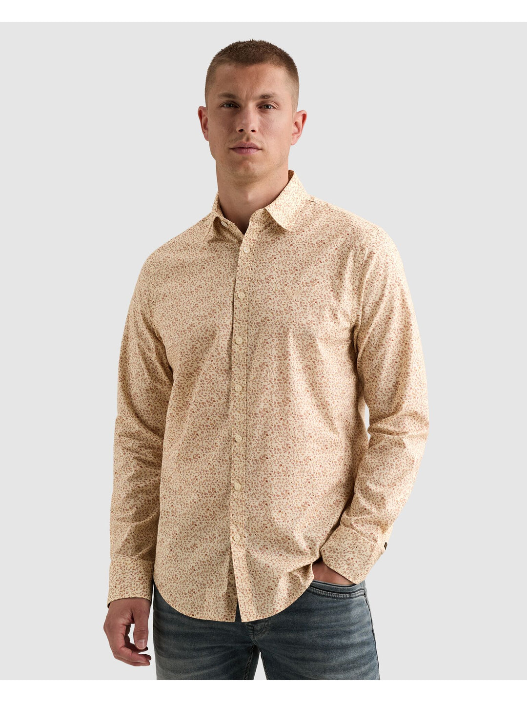 Long sleeve shirt Print on poplin, Arabian Spice 8178 Bild 3