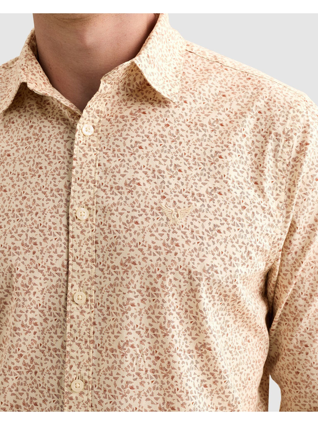Long sleeve shirt Print on poplin, Arabian Spice 8178 Bild 6