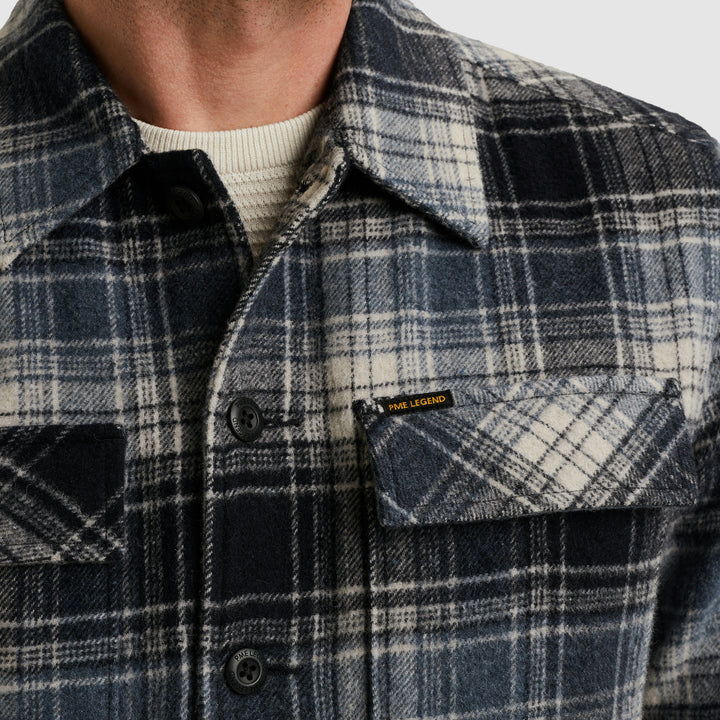 LONG SLEEVE SHIRT Woolblend YD che, Carbon 5282 Bild 6