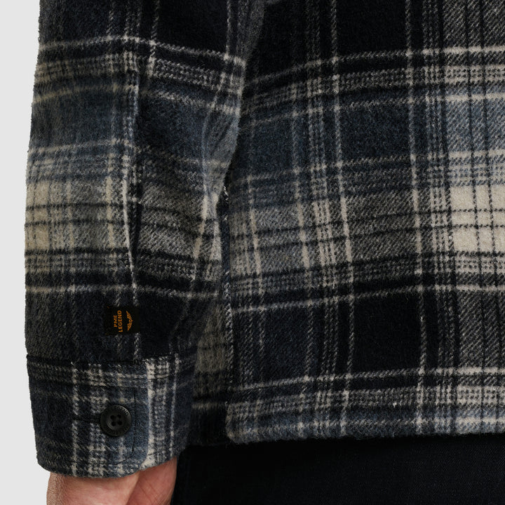 LONG SLEEVE SHIRT Woolblend YD che, Carbon 5282 Bild 8