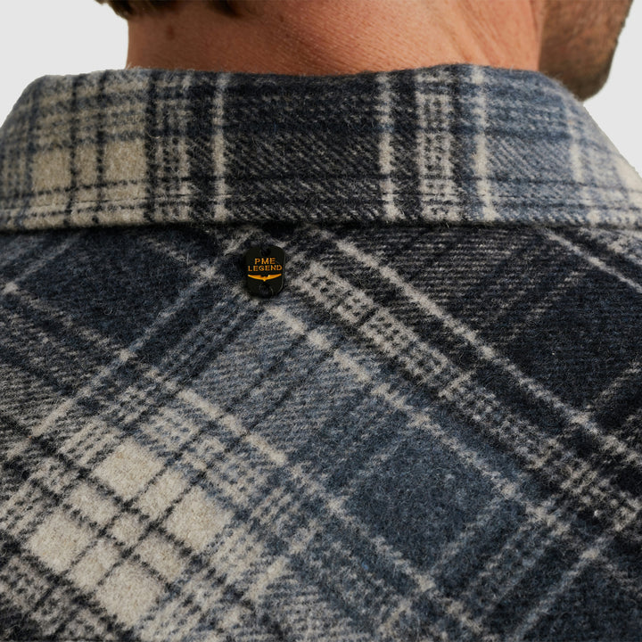 LONG SLEEVE SHIRT Woolblend YD che, Carbon 5282 Bild 9