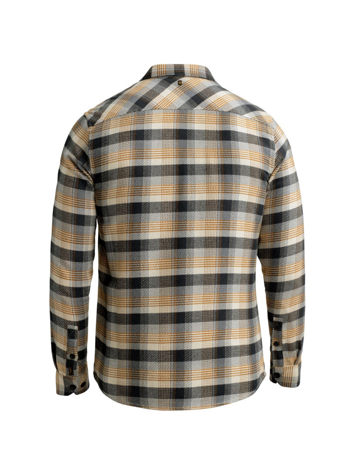 Long sleeve shirt yarn dye check, Golden Brown 8187 Bild 2
