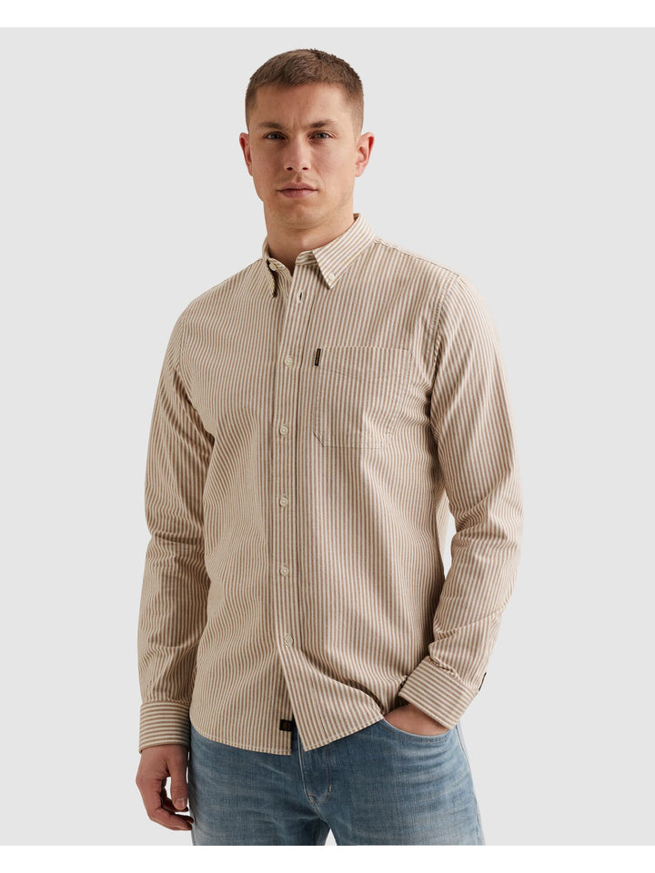 LONG SLEEVE SHIRT Yd Stripe Oxford, Glazed Ginger 8127 Bild 3