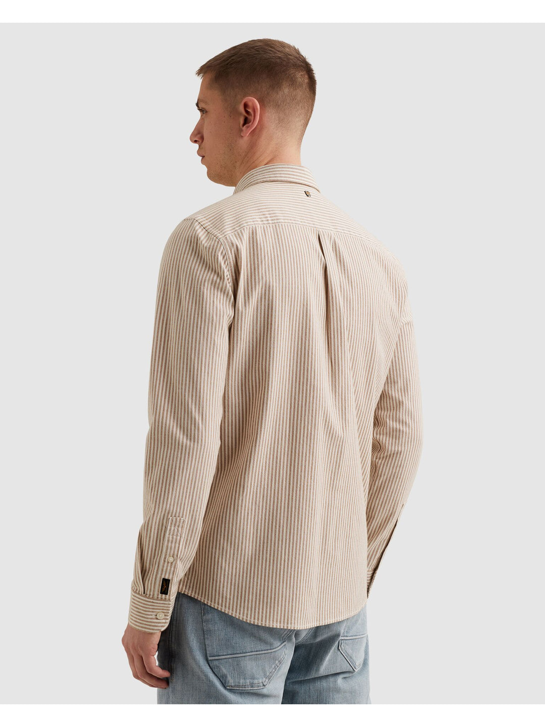 LONG SLEEVE SHIRT Yd Stripe Oxford, Glazed Ginger 8127 Bild 4