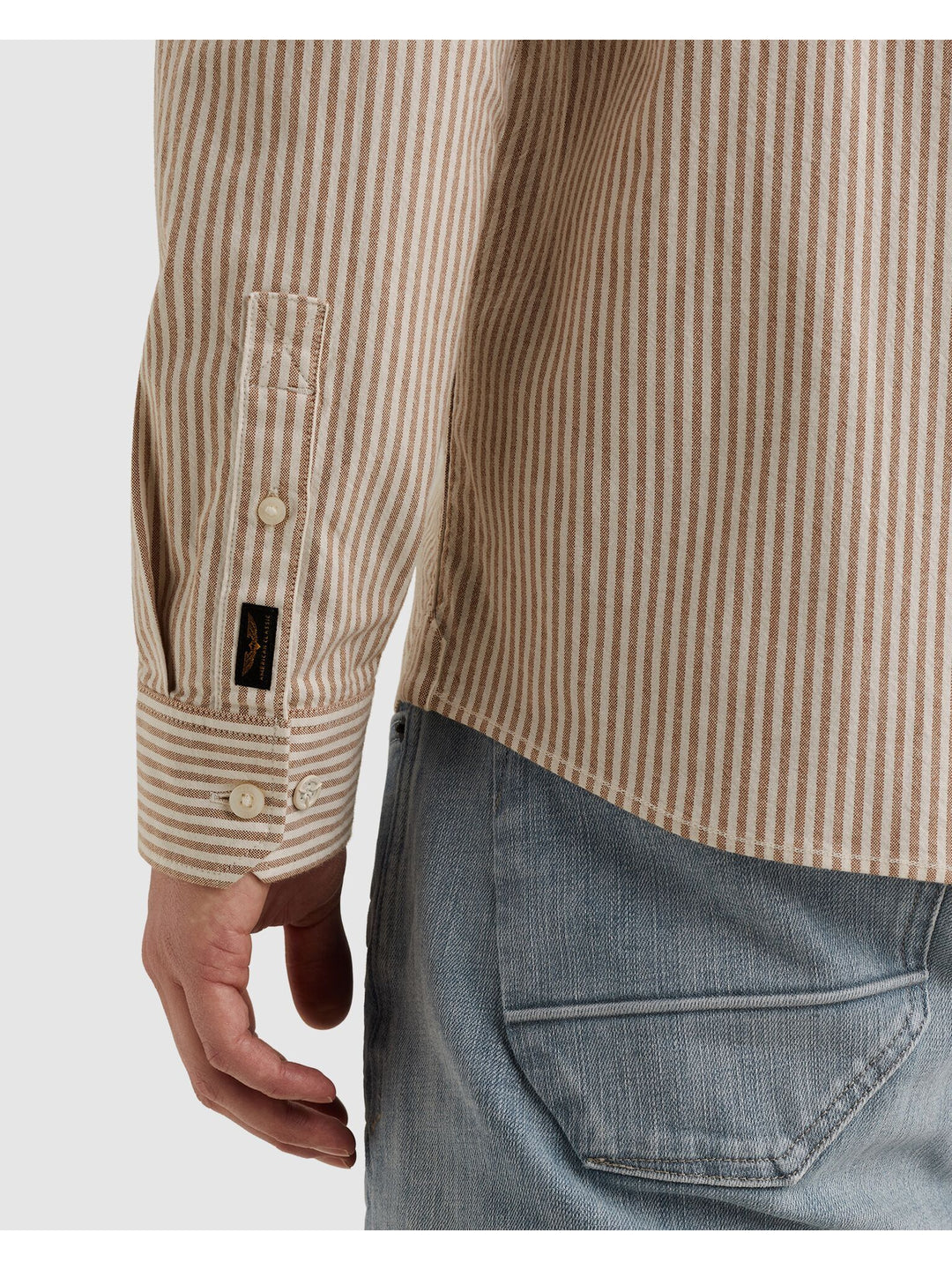 LONG SLEEVE SHIRT Yd Stripe Oxford, Glazed Ginger 8127 Bild 6