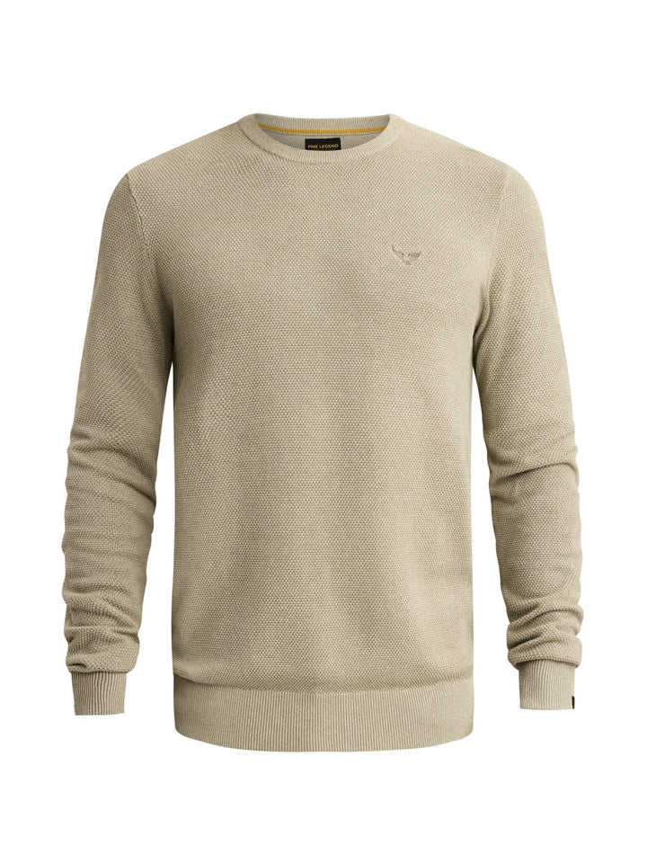 R-neck cotton modal, Abbey Stone 6412 Bild 1
