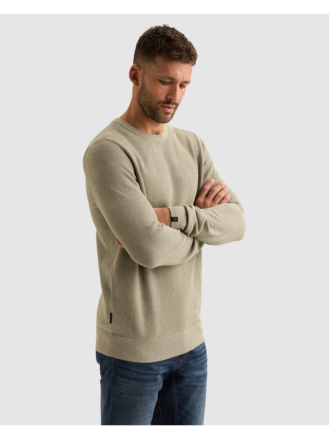 R-neck cotton modal, Abbey Stone 6412 Bild 6