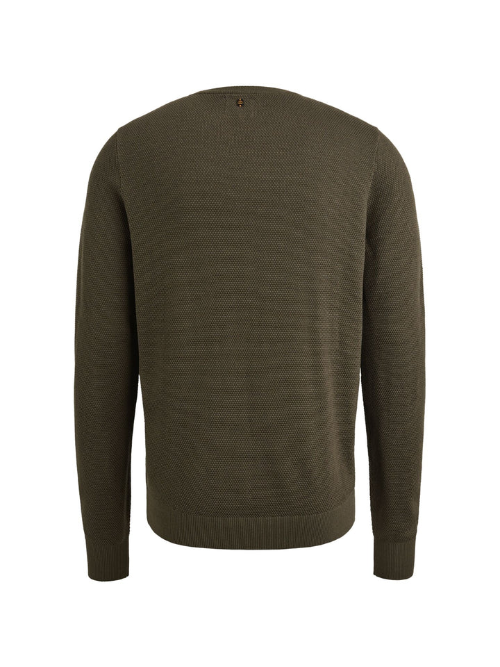 R-neck cotton modal, Beluga 8039 Bild 2