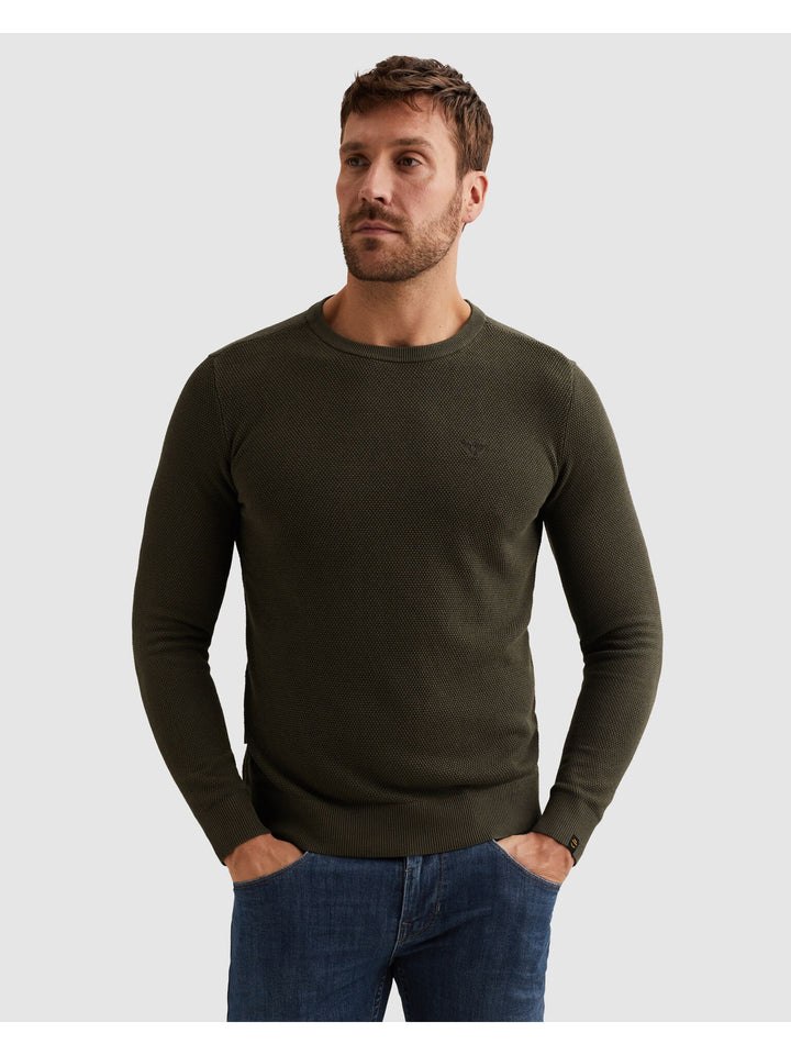 R-neck cotton modal, Beluga 8039 Bild 3