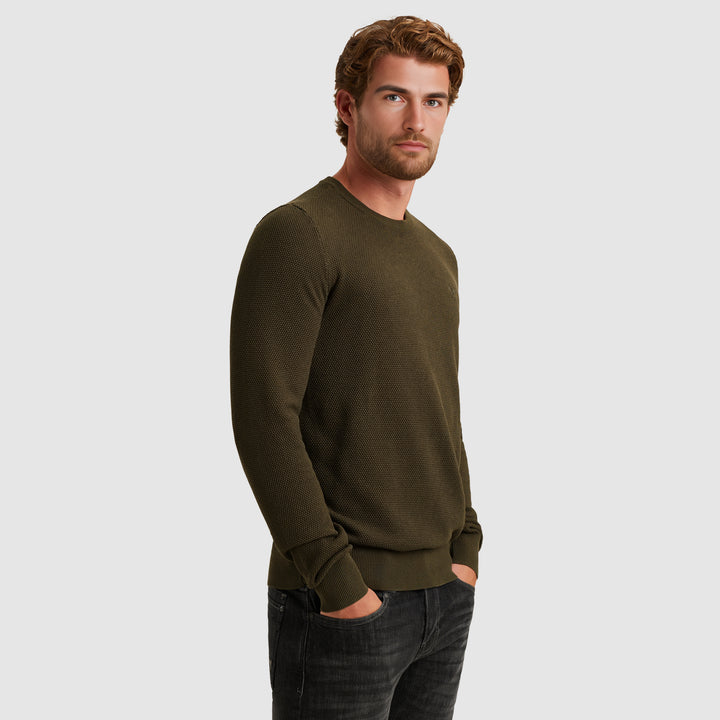 R-neck cotton modal, Beluga 8039 Bild 4