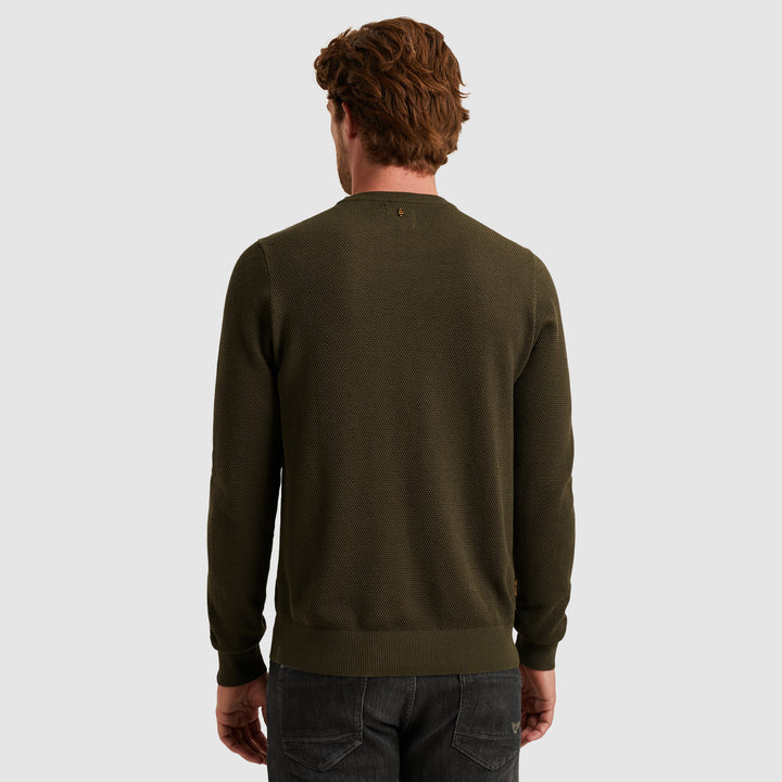 R-neck cotton modal, Beluga 8039 Bild 5
