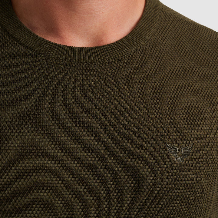 R-neck cotton modal, Beluga 8039 Bild 6