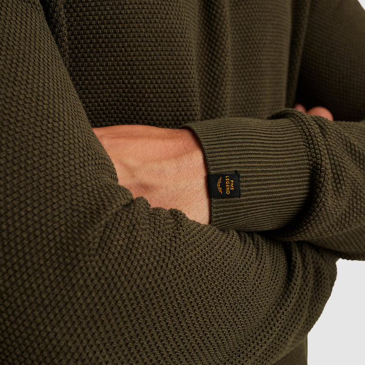 R-neck cotton modal, Beluga 8039 Bild 7
