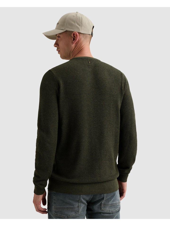 R-neck cotton modal, Loden Green 6380 Bild 2