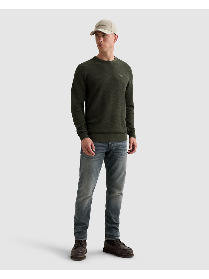 R-neck cotton modal, Loden Green 6380 Bild 3