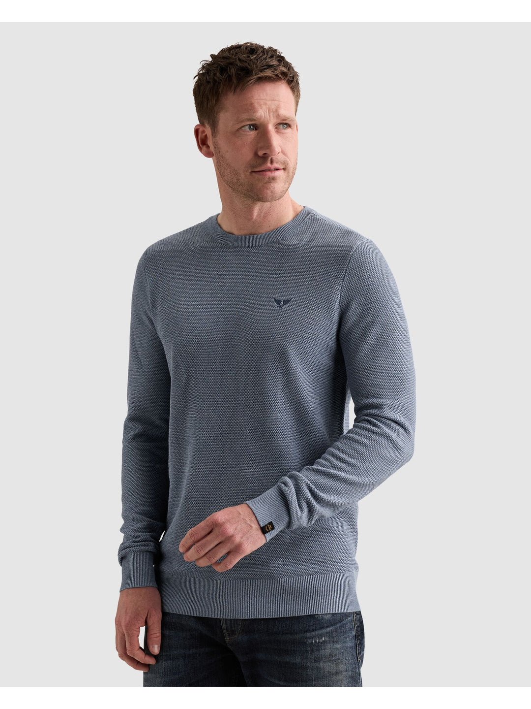 R-neck cotton modal, Porcelain 5053 Bild 6