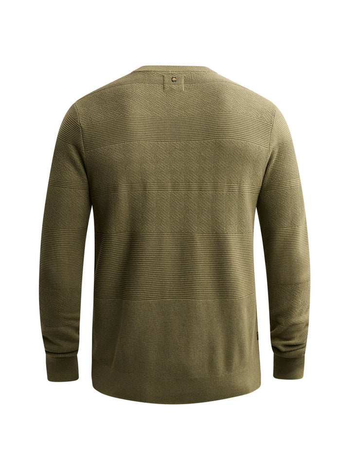 R-neck cotton modal structure, Loden Green 6380 Bild 8