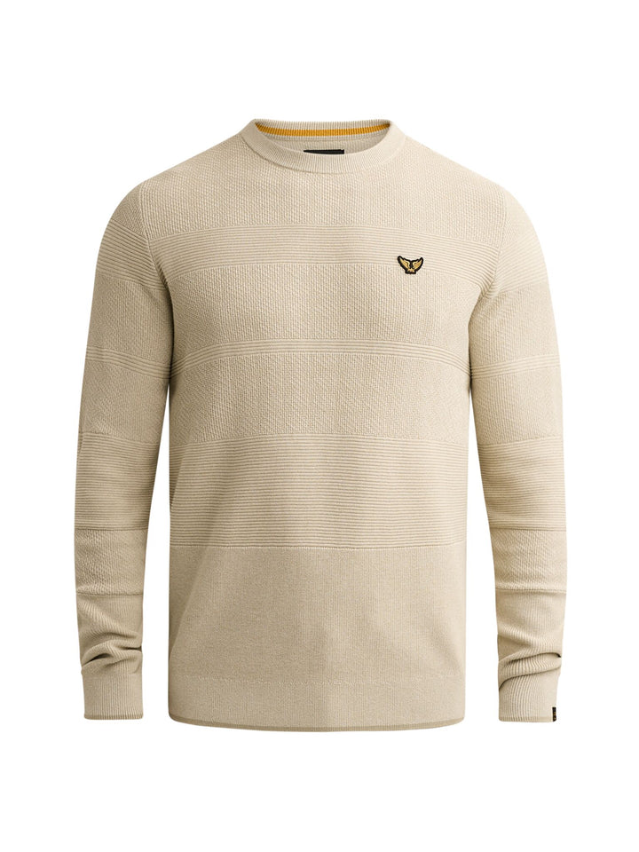 R-neck cotton modal structure, Abbey Stone 6412 Bild 1