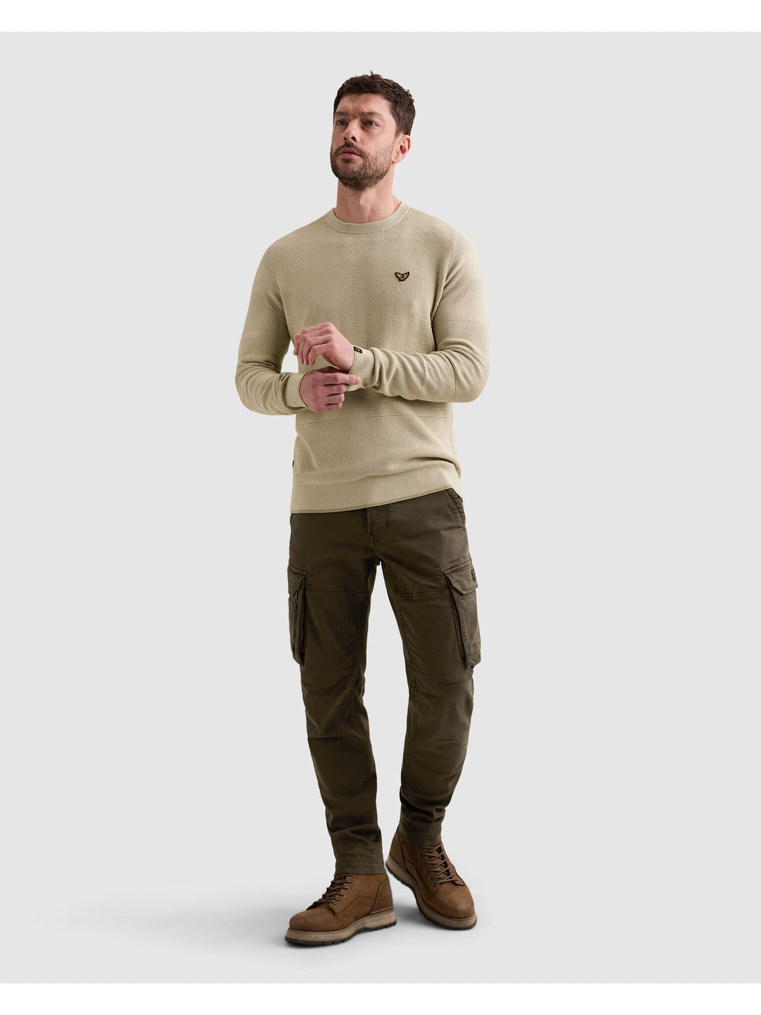 R-neck cotton modal structure, Abbey Stone 6412 Bild 5