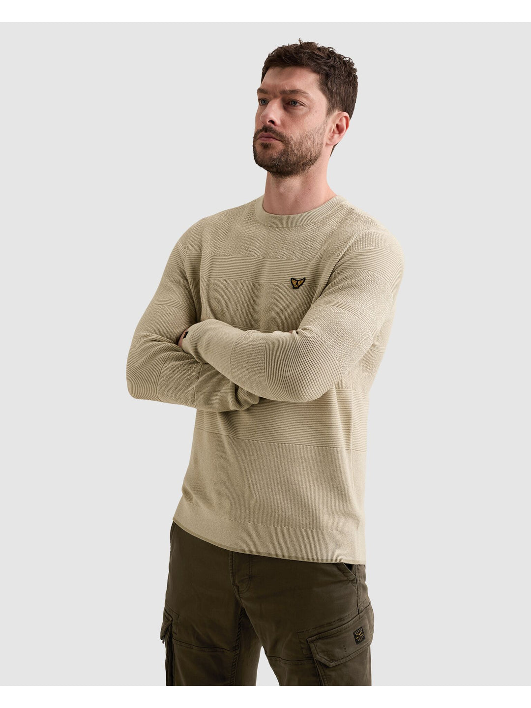 R-neck cotton modal structure, Abbey Stone 6412 Bild 6