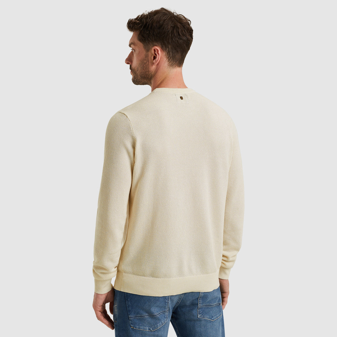 R-neck cotton modalR-neck cotton modal, Bone White Melee 910 Bild 4