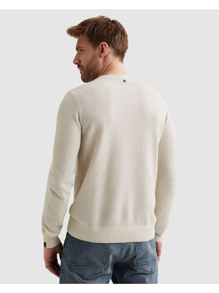 R-neck cotton modalR-neck cotton modal, Bone White Melee 910 Bild 7