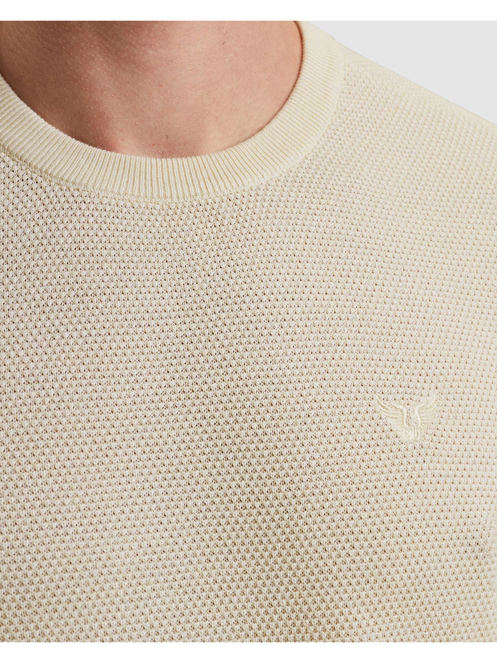 R-neck cotton modalR-neck cotton modal, Bone White Melee 910 Bild 8