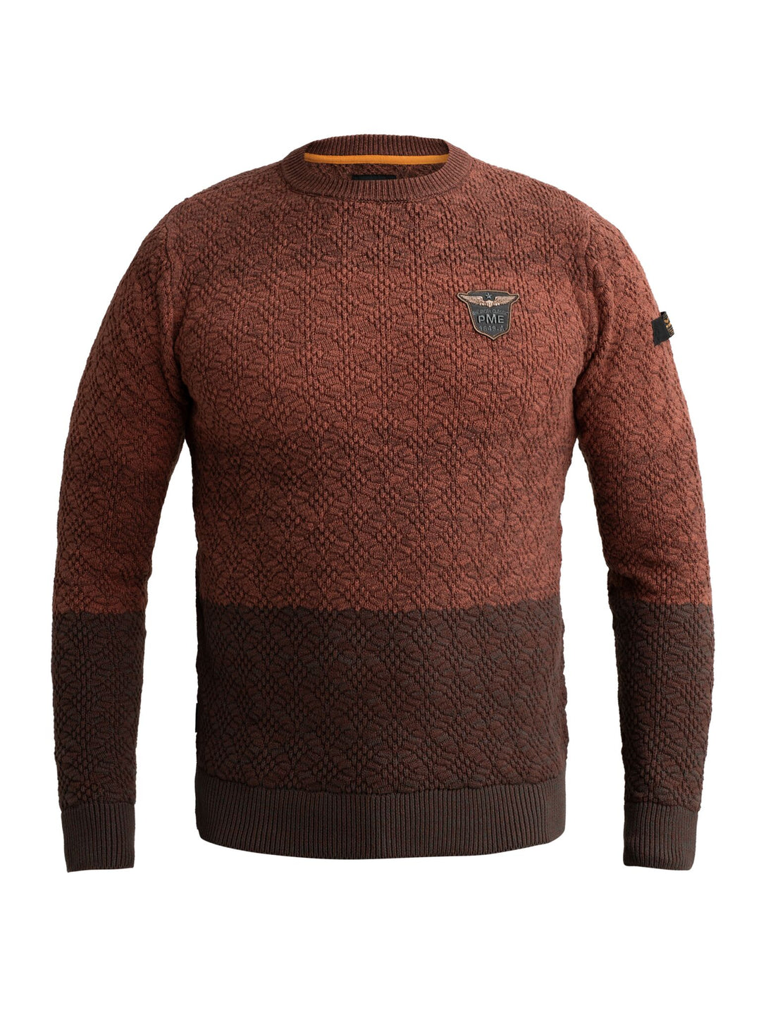 R-neck gradient knit, Arabian Spice 8178 Bild 1