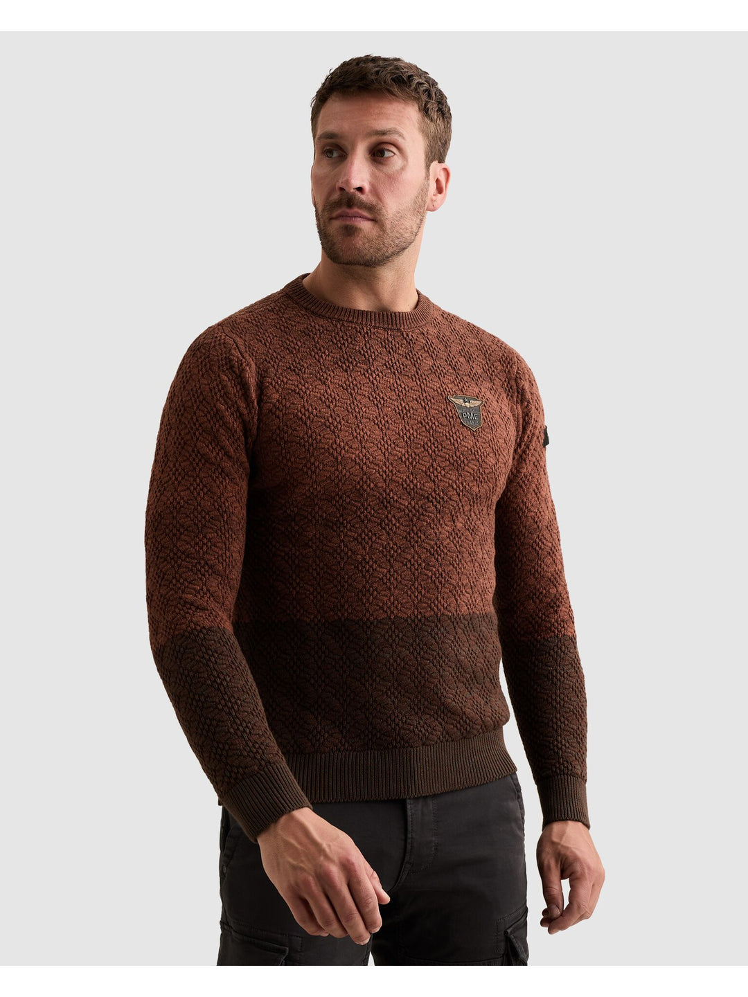 R-neck gradient knit, Arabian Spice 8178 Bild 3