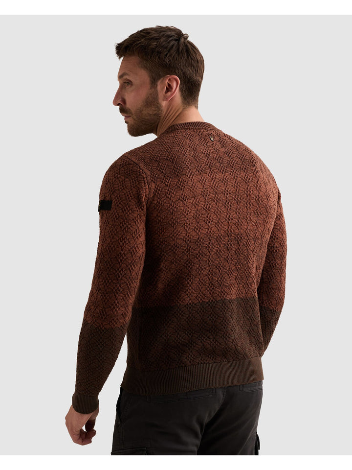 R-neck gradient knit, Arabian Spice 8178 Bild 4