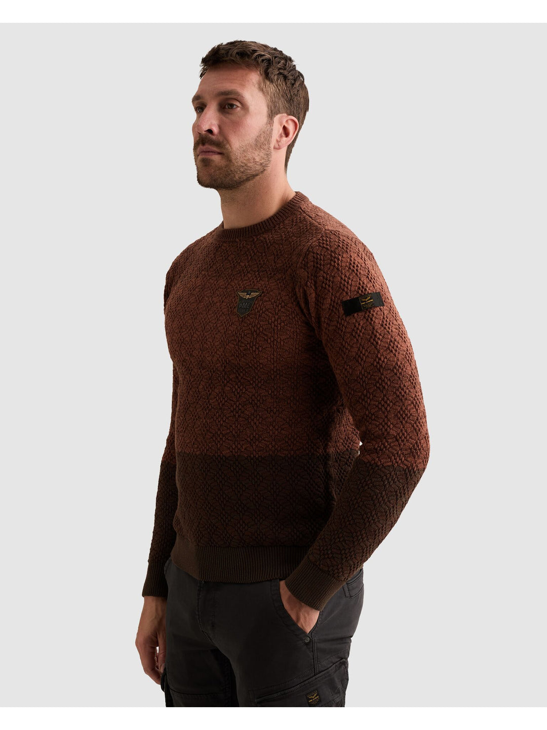R-neck gradient knit, Arabian Spice 8178 Bild 6