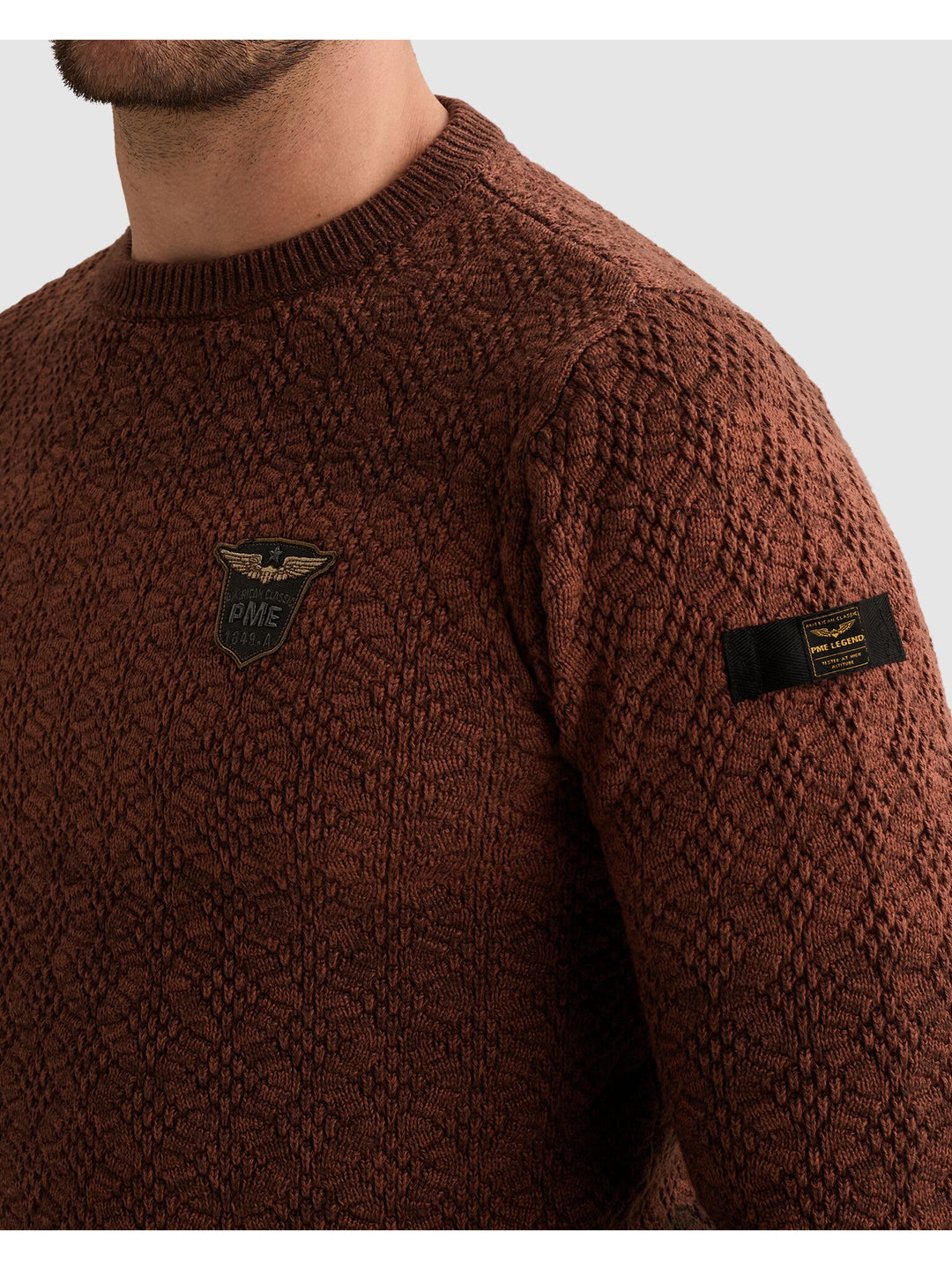 R-neck gradient knit, Arabian Spice 8178 Bild 7
