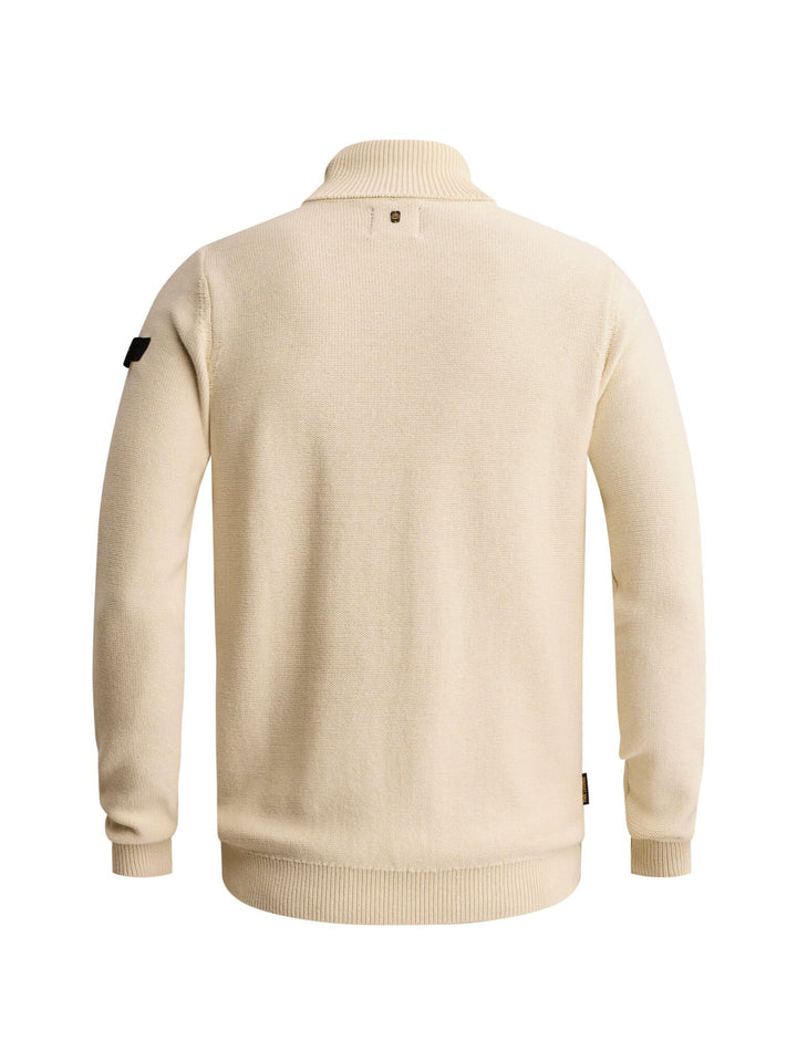 Roll neck cotton blend, Bone White 7013 Bild 2