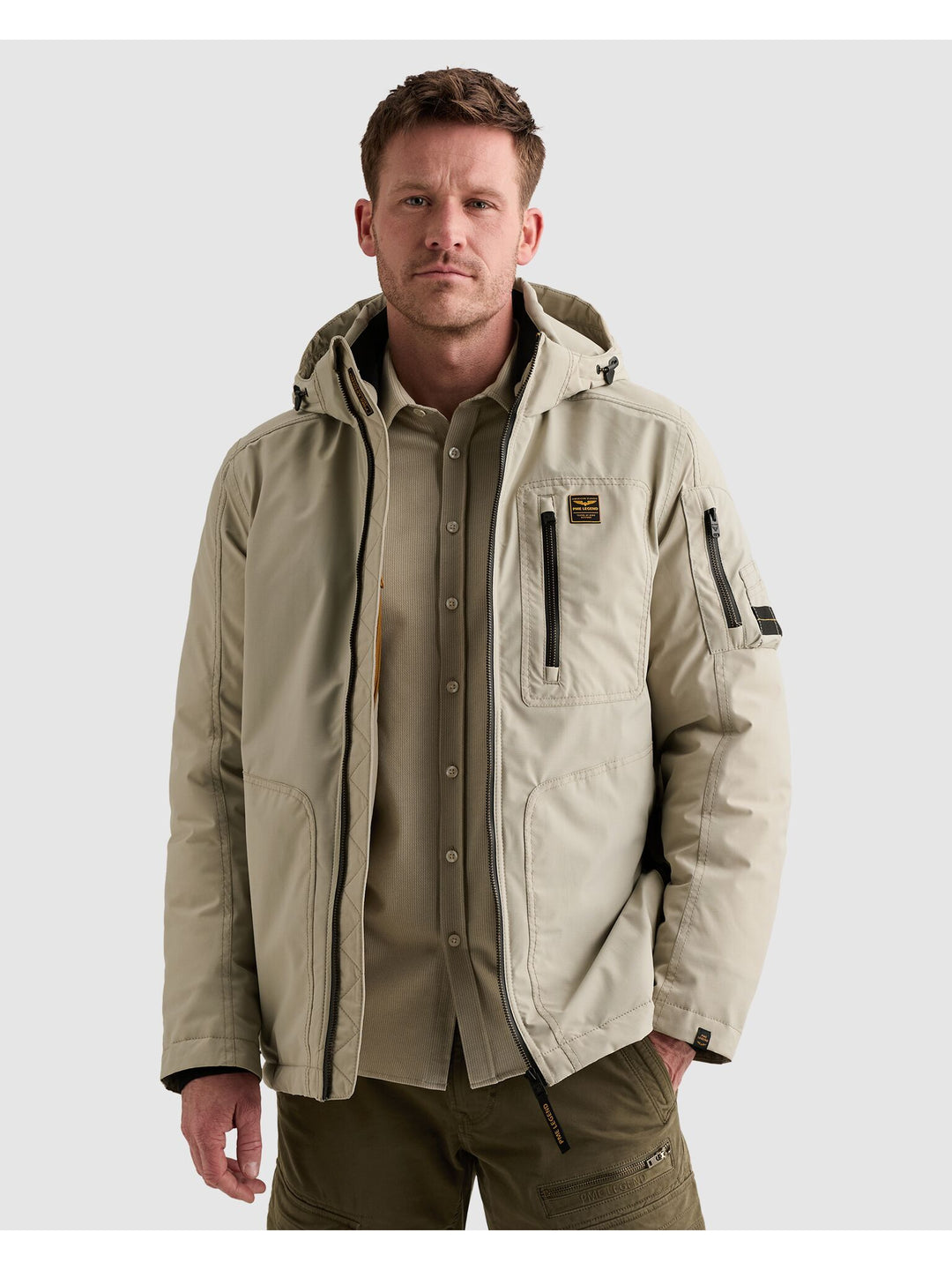 Semi long jacket CONESTOGA Dasrip, Abbey Stone 6412 Bild 3